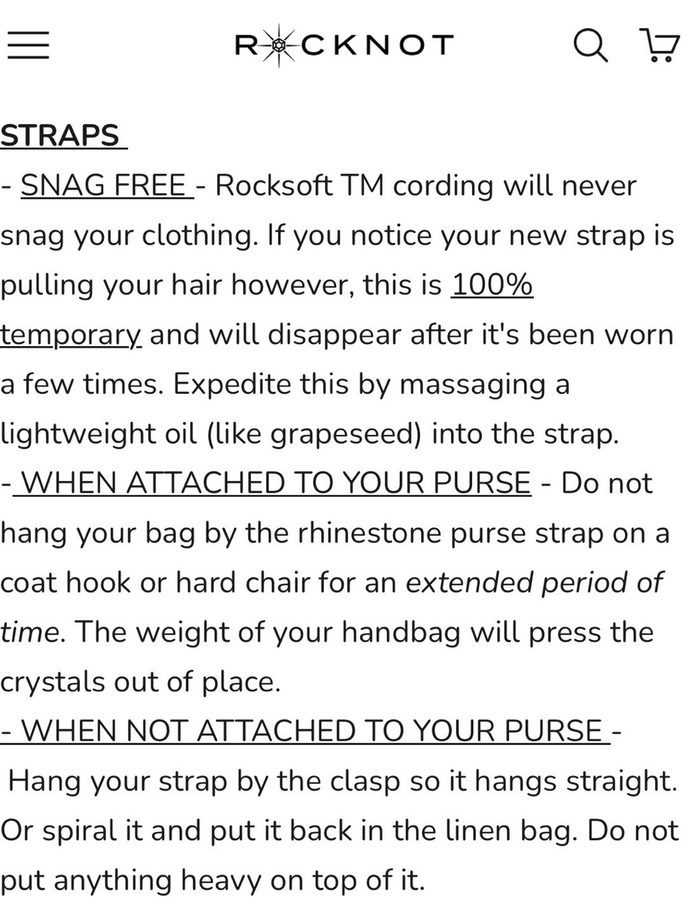 Rocknot Sparkle Handbag Strap with RK Logo Tag - Gunmetal-NEW - Picture 10 of 11